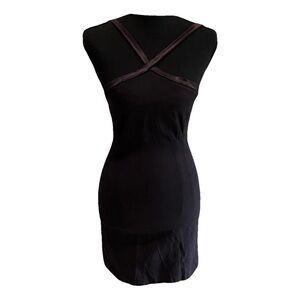 Cache Elegant Black Sleeveless Form-Fitting Dress Size XS